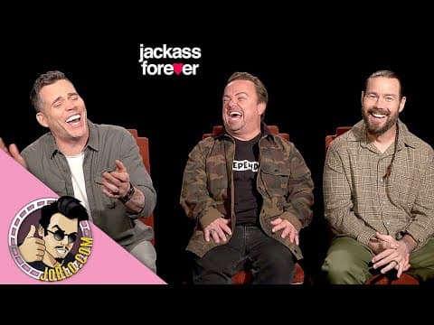 Thumbnail for Steve-O, Wee Man and Chris Pontius Interview - JACKASS FOREVER