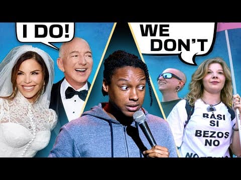Thumbnail for Bezos's $50 Million Wedding vs. The World on Fire